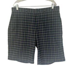 Callaway Warbird Golf Shorts Mens Size 36 Blue Plaid Blue